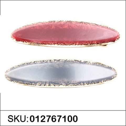 Oval Barrette ( Set of 2)