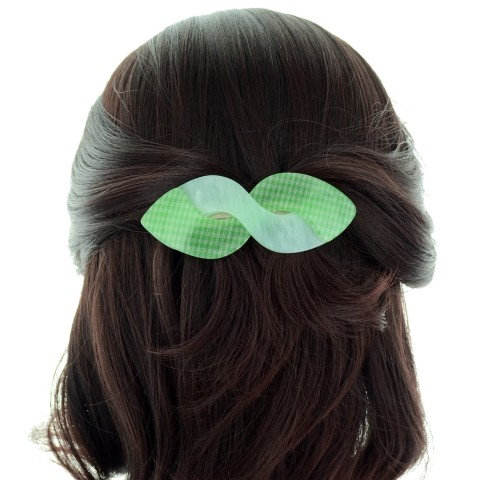 Plaid Twist Barrette