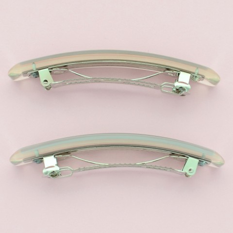 Stripe Long & Skinny Barrette  2-Pack