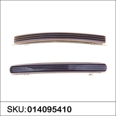 Stripe Long & Skinny Barrette  2-Pack