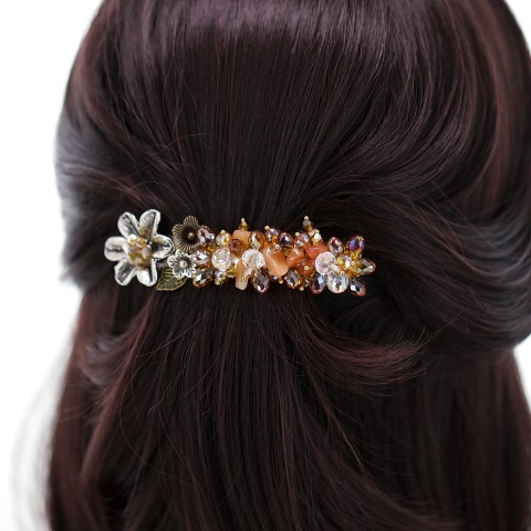 Handcraft Crystal Barrette (Clip Paris)