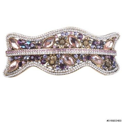 Vintage Style Crystal Beaded-Embellished Barrette