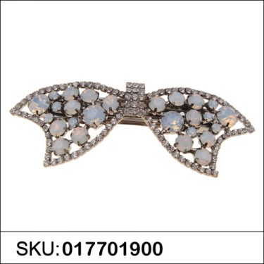 Crystal Bow Barrette