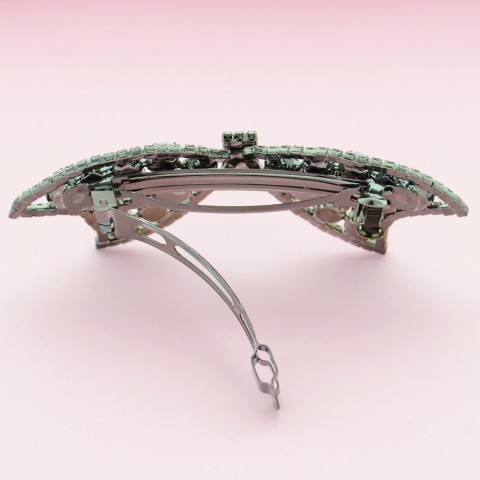 Crystal Bow Barrette