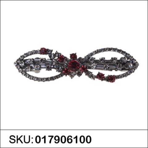 Crystal Bow Barrette (Cilp Paris)