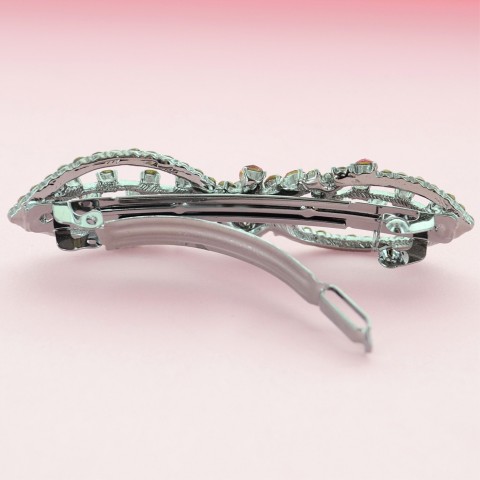 Crystal Bow Barrette (Cilp Paris)