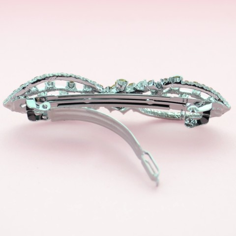 Crystal Bow Barrette (Cilp Paris)