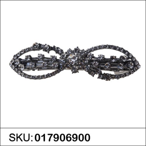 Crystal Bow Barrette (Cilp Paris)