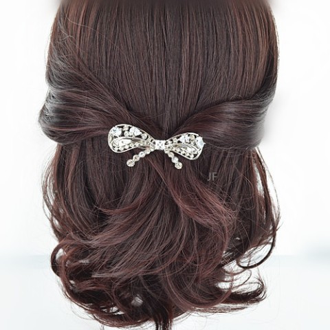 HairClips White