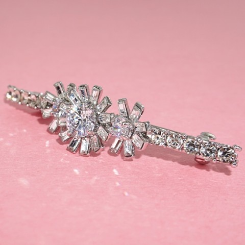 Luxurious Cubiczirconia Barrette