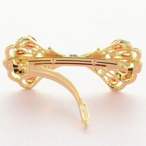 Luxurious Cubiczirconia Butterfly Barrette