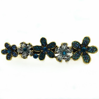 Cubiczirconia Flowers Barrette (Clip Paris)