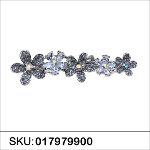 Cubiczirconia Flowers Barrette (Clip Paris)