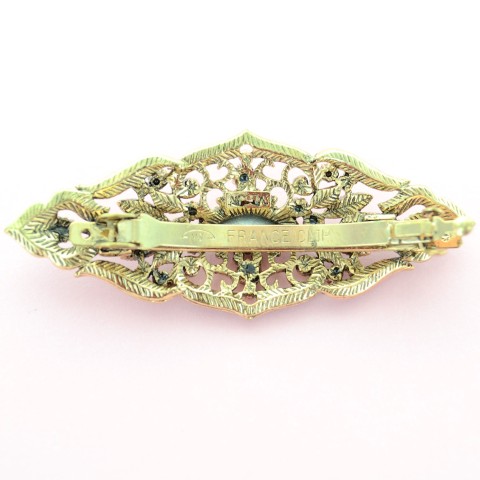 Vintage Style Crystal Barrette (France Clip)