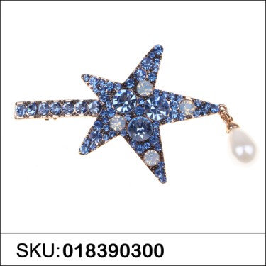 HairClips Blue