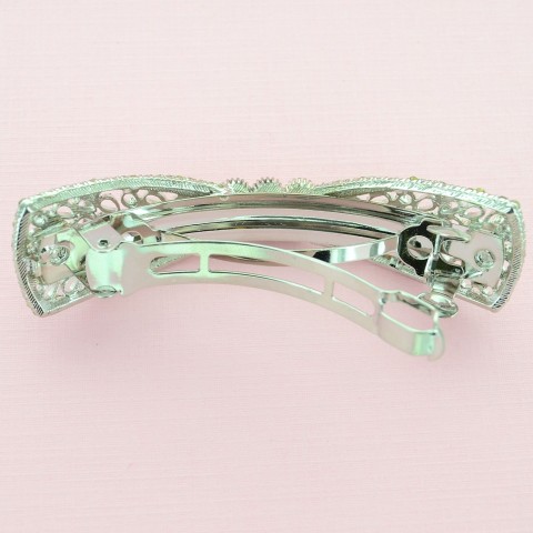 Austria Crystal Bow Barrette (Clip France)