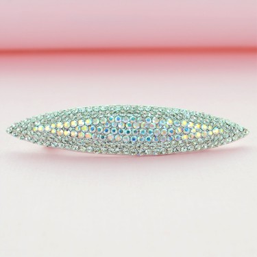 Lavish Austria Crystal Oblong Barrette