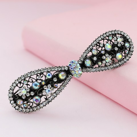 Crystal Rhinestone Barrette/Hair Clip(Clip Paris)