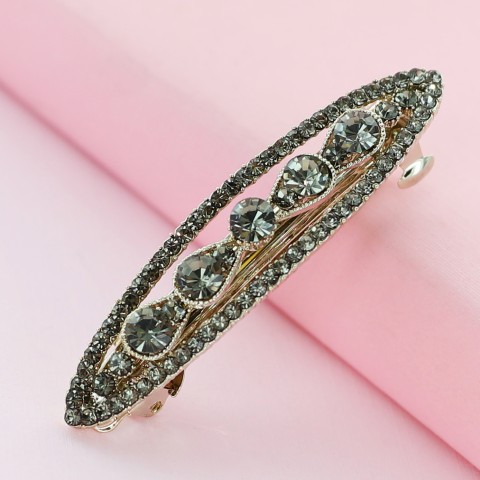 Crystal Rhinestone Barrette/Hair Clip