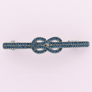 Rhinestone Twist Barrette/Hair Clip (Clip France)