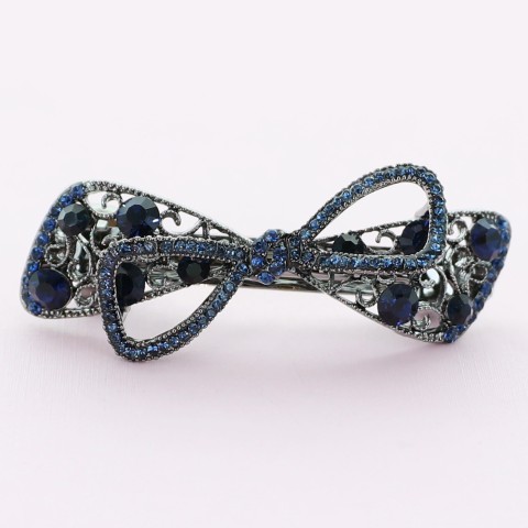 Crystal Rhinestone  Bow Barrette/Hair Clip