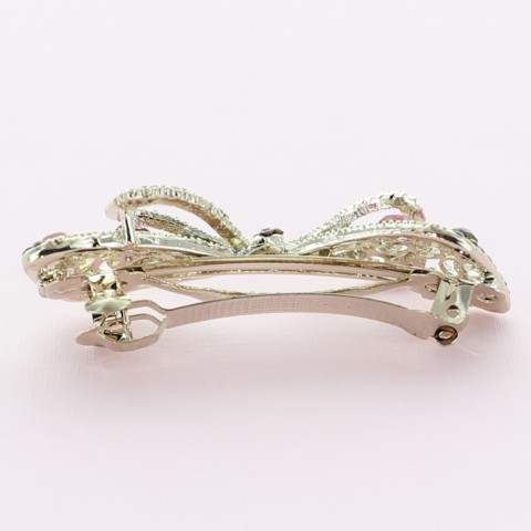 Crystal Rhinestone  Bow Barrette/Hair Clip