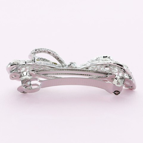 Crystal Rhinestone  Bow Barrette/Hair Clip