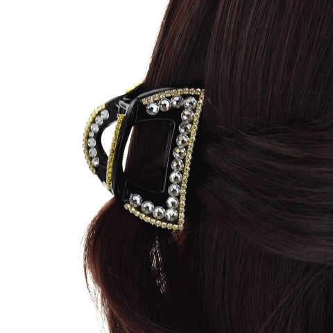 Swarovski Crystal Cutout Hair Jaw