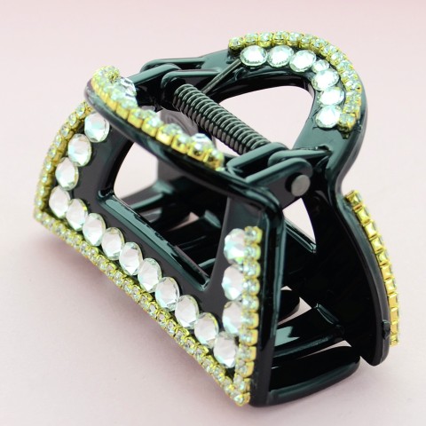 Swarovski Crystal Cutout Hair Jaw