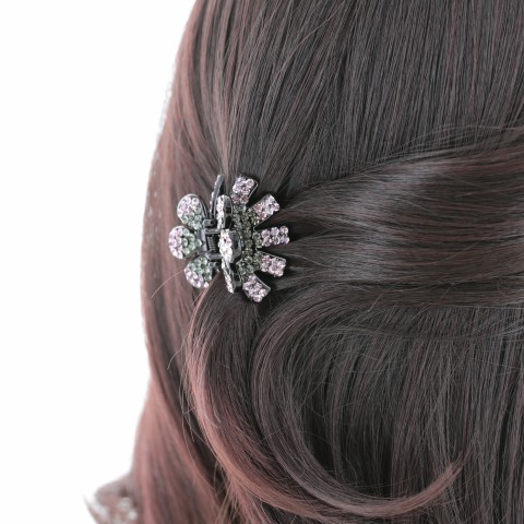 Crystal Rhinestone Claw Clip