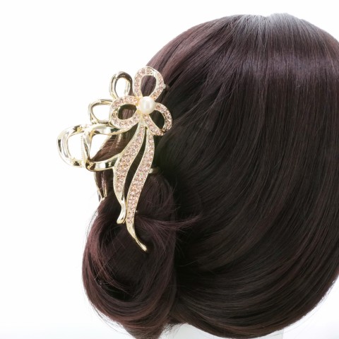 Large Women Rhinestones Crystal Claw Clip