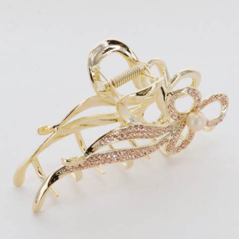 Large Women Rhinestones Crystal Claw Clip