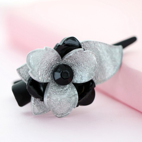 Acrylic Flower Pinch Clip