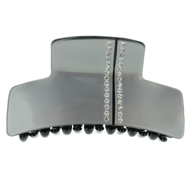 Lightweight Swarovski Crystal Rectangle Hair Jaw