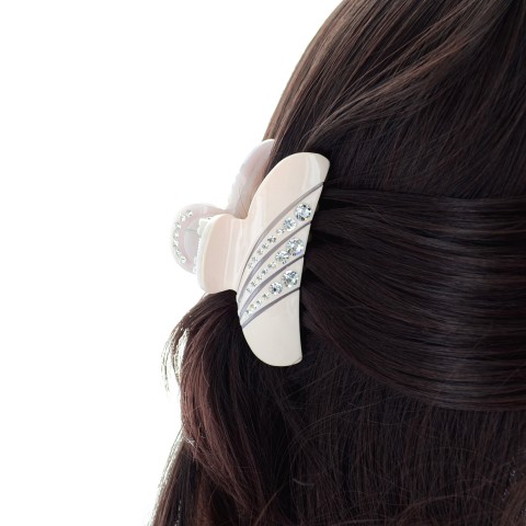 Lightweight Swarovski Crystal Hair Jaw