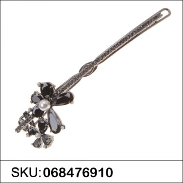 Luxurious Cubiczirconia Flower Barrette