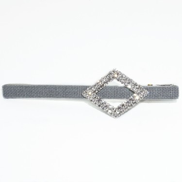 Crystal Cutout Diamond Alligator Clip