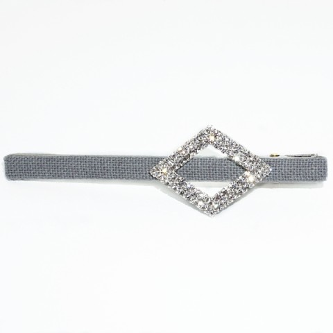 Crystal Cutout Diamond Alligator Clip