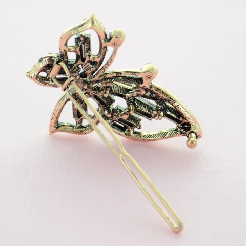 Crystal Butterfly Barrette