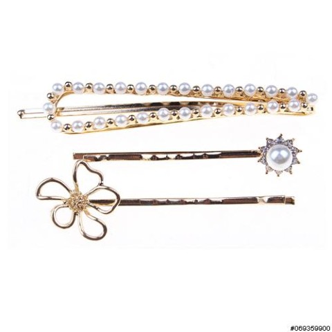 Hairpins White