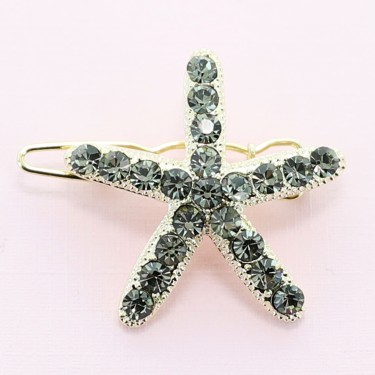 Swarovski Crystal Star Mini Barrette