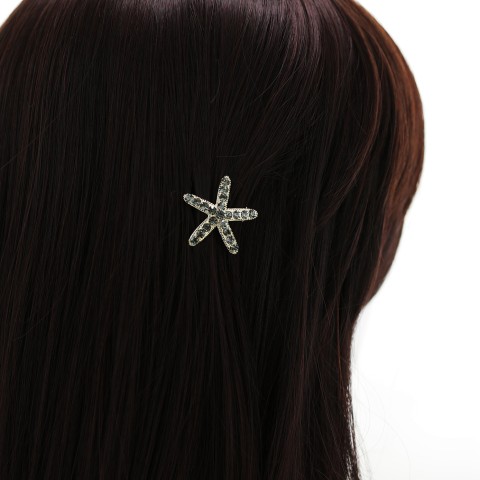 Swarovski Crystal Star Mini Barrette