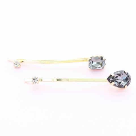 Rhinestone 2-Pack Bobby Pins/Hair Clips