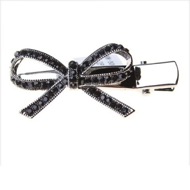 Crystal Rhinestone  Bow Pinch Cilp