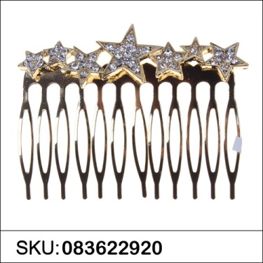 Crystal Star Hair Comb