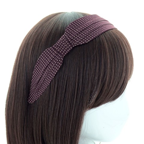 Polka Dot Bow Headband