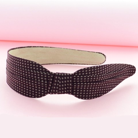 Polka Dot Bow Headband