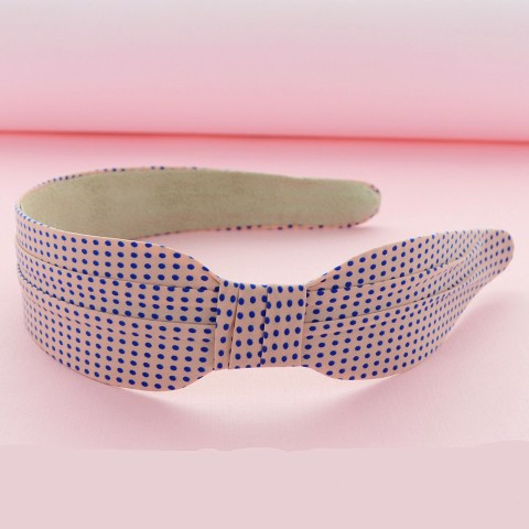 Polka Dot Bow Headband