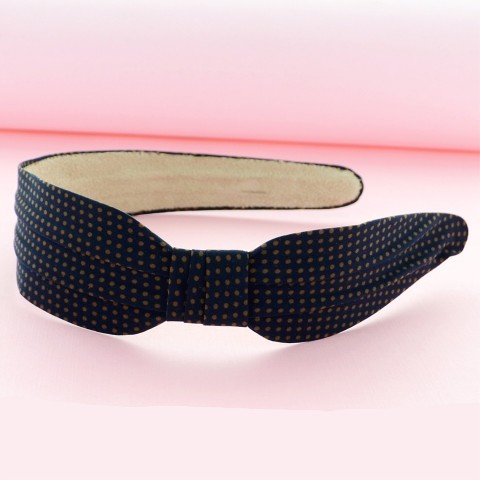 Polka Dot Bow Headband