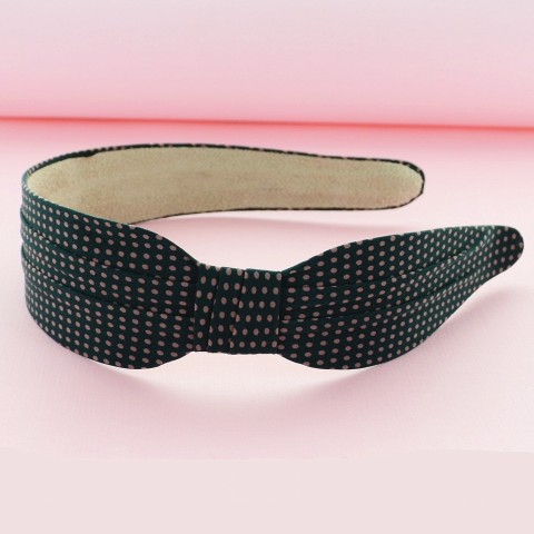 Polka Dot Bow Headband